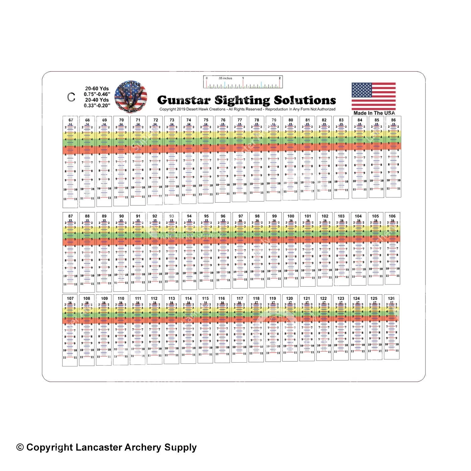 Gunstar Pro Series Sight Tapes - Image 3
